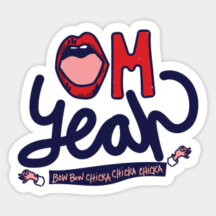 OM Yeah Sticker